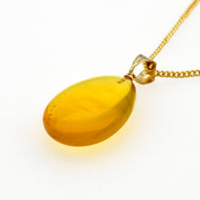 画像をギャラリービューアに読み込む, 久慈原産琥珀ペンダント