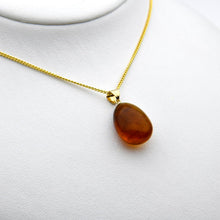 画像をギャラリービューアに読み込む, 久慈原産琥珀ペンダント