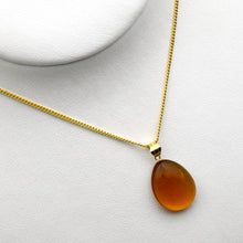 画像をギャラリービューアに読み込む, 久慈原産琥珀ペンダント