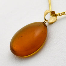 画像をギャラリービューアに読み込む, 久慈原産琥珀ペンダント