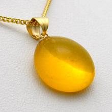画像をギャラリービューアに読み込む, 久慈原産琥珀ペンダント