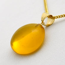 画像をギャラリービューアに読み込む, 久慈原産琥珀ペンダント