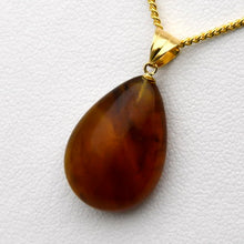 画像をギャラリービューアに読み込む, 久慈原産琥珀ペンダント