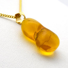 画像をギャラリービューアに読み込む, 久慈原産琥珀ペンダント