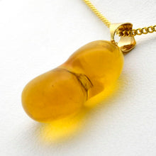 画像をギャラリービューアに読み込む, 久慈原産琥珀ペンダント