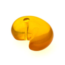 画像をギャラリービューアに読み込む, 久慈原産琥珀原石(研磨済)(勾玉)