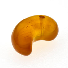 画像をギャラリービューアに読み込む, 久慈原産琥珀原石(研磨済)(勾玉)