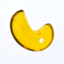 画像をギャラリービューアに読み込む, 久慈原産琥珀原石(研磨済)(勾玉)