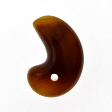 画像をギャラリービューアに読み込む, 久慈原産琥珀原石(研磨済)(勾玉)