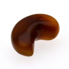 画像をギャラリービューアに読み込む, 久慈原産琥珀原石(研磨済)(勾玉)