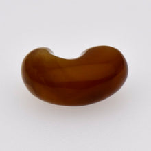 画像をギャラリービューアに読み込む, 久慈原産琥珀原石(研磨済)(勾玉)