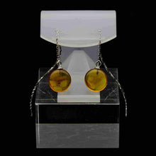 画像をギャラリービューアに読み込む, 久慈原産琥珀ピアス