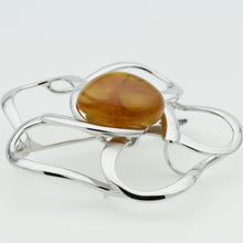 画像をギャラリービューアに読み込む, 久慈原産琥珀ブローチ