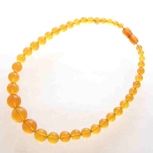 画像をギャラリービューアに読み込む, 久慈産琥珀ネックレス
