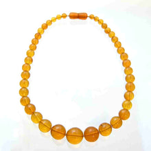 画像をギャラリービューアに読み込む, 久慈原産琥珀ネックレス