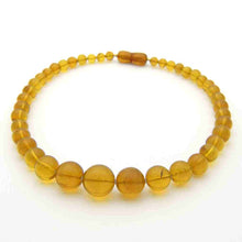 画像をギャラリービューアに読み込む, 久慈原産琥珀ネックレス