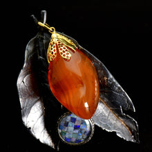 画像をギャラリービューアに読み込む, 久慈原産琥珀ペンダント