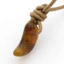 画像をギャラリービューアに読み込む, 久慈原産琥珀ペンダント
