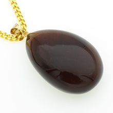 画像をギャラリービューアに読み込む, 久慈原産琥珀ペンダント