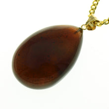 画像をギャラリービューアに読み込む, 久慈原産琥珀ペンダント