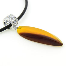 画像をギャラリービューアに読み込む, 久慈原産琥珀ペンダント