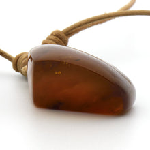 画像をギャラリービューアに読み込む, 久慈原産琥珀ペンダント