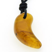 画像をギャラリービューアに読み込む, 久慈原産琥珀ペンダント