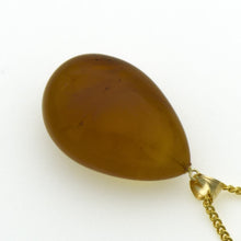 画像をギャラリービューアに読み込む, 久慈原産琥珀ペンダント