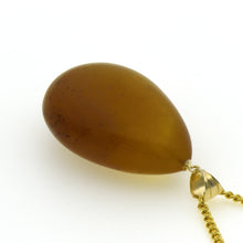 画像をギャラリービューアに読み込む, 久慈原産琥珀ペンダント