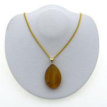 画像をギャラリービューアに読み込む, 久慈原産琥珀ペンダント