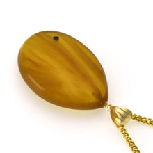 画像をギャラリービューアに読み込む, 久慈原産琥珀ペンダント