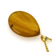 画像をギャラリービューアに読み込む, 久慈原産琥珀ペンダント