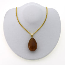 画像をギャラリービューアに読み込む, 久慈原産琥珀ペンダント