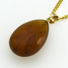 画像をギャラリービューアに読み込む, 久慈原産琥珀ペンダント