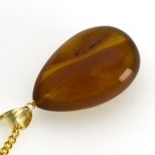 画像をギャラリービューアに読み込む, 久慈原産琥珀ペンダント