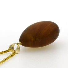 画像をギャラリービューアに読み込む, 久慈原産琥珀ペンダント
