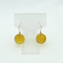 画像をギャラリービューアに読み込む, 久慈原産琥珀ピアス