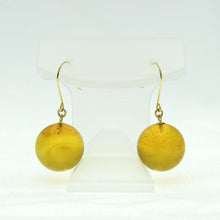 画像をギャラリービューアに読み込む, 久慈原産琥珀ピアス