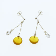画像をギャラリービューアに読み込む, 久慈原産琥珀ピアス