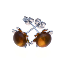 画像をギャラリービューアに読み込む, 久慈原産琥珀ピアス