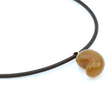 画像をギャラリービューアに読み込む, 久慈原産琥珀ペンダント