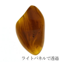 画像をギャラリービューアに読み込む, 久慈原産琥珀原石(研磨済)(水・空気入)