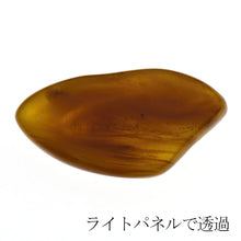 画像をギャラリービューアに読み込む, 久慈原産琥珀原石(研磨済)(水・空気入)