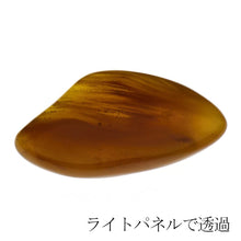 画像をギャラリービューアに読み込む, 久慈原産琥珀原石(研磨済)(水・空気入)