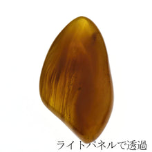 画像をギャラリービューアに読み込む, 久慈原産琥珀原石(研磨済)(水・空気入)