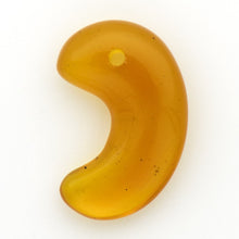 画像をギャラリービューアに読み込む, 久慈原産琥珀原石(研磨済)(勾玉)