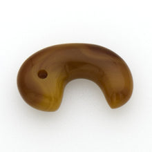 画像をギャラリービューアに読み込む, 久慈原産琥珀原石(研磨済)(勾玉)