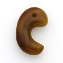 画像をギャラリービューアに読み込む, 久慈原産琥珀原石(研磨済)(勾玉)