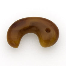 画像をギャラリービューアに読み込む, 久慈原産琥珀原石(研磨済)(勾玉)