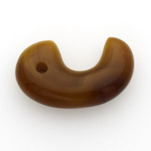 画像をギャラリービューアに読み込む, 久慈原産琥珀原石(研磨済)(勾玉)